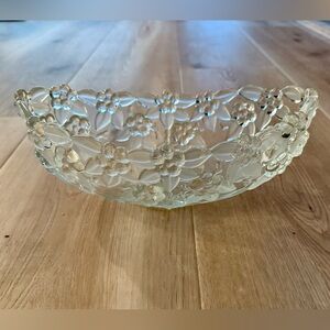 Vintage Crystal Fruit Bowl